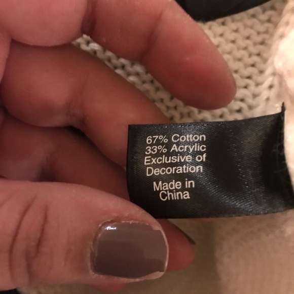 📂🆕 Lane Bryant Chiffon/Cable Sweater - Picture 8 of 8